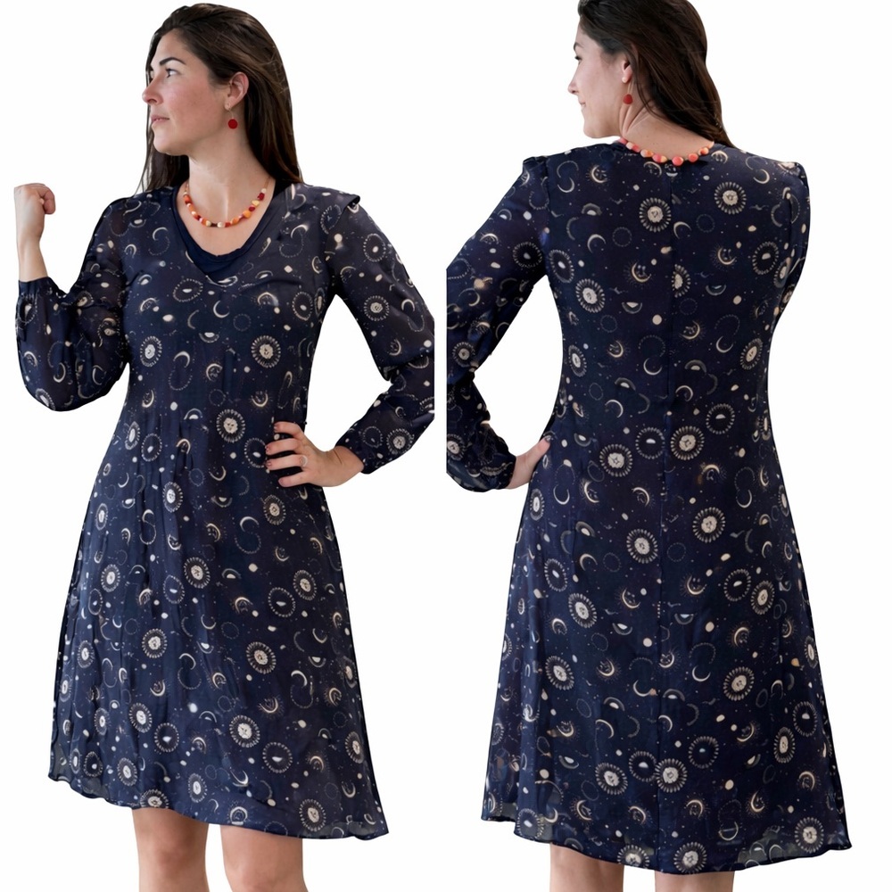 Johnny Was Jade silk Sol de Luna silk dress NWT (extremely rare)